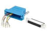Adaptor D-Sub 25pin Mamă la RJ45 Soclu Albastru