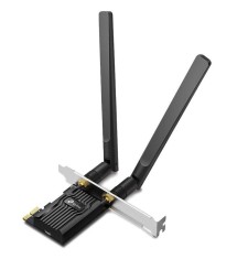 ADAPTOR RETEA TP-LINK AX1800, extern wireless 2.4 GHz | 5 GHz, PCI-E port, 1800 Mbps, WI-FI 6 si Bluetooth 5.2, antena externa x 2, &quot;Archer TX20E&quot; (ti