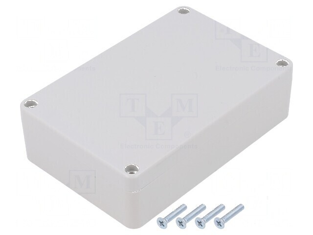 Carcasă universală ABS gri deschis 70mm x 105mm x 30mm