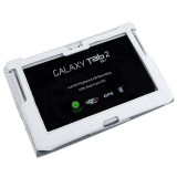 Husa Tableta Samsung Galaxy TAB P5100 Alb Piele ECO, Oem