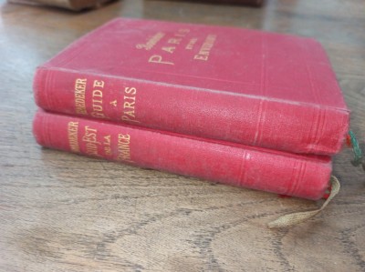 BAEDEKER- PARIS + SUD-EST DE LA FRANCE *** LOT DOUA GHIDURI, INTERBELICE foto
