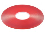 Bandă de Fixare Dublu Adezivă 6mm x 33m ACRILică 100&deg;C