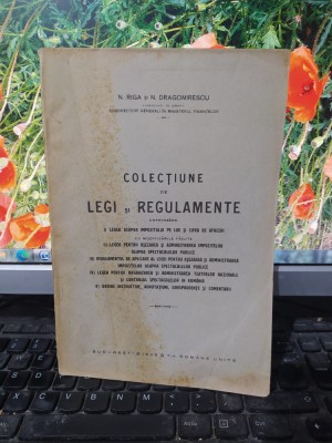 Legea asupra impozitului pe lux și pe cifra de afaceri..., N. Riga..., 1926, 202 foto