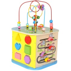 Jucarie interactiva si educativa tip cub, 6in1, 28x28x25cm LEXI foto