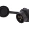 Conector circular soclu 3 pini aurit