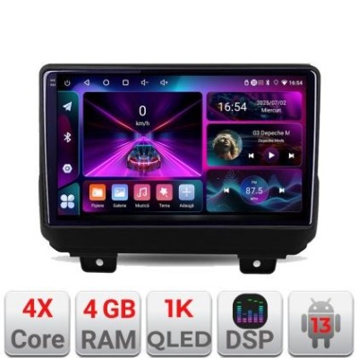 Navigatie Jeep Wrangler 2018- A-WRANGLER 4+64 InCell Display 1K Android Waze USB Navigatie Internet Youtube Radio CarStore Technology foto