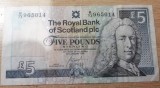 B11 - Bancnota foarte veche - Marea Britanie - Scotia - 5 lire sterline