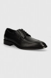 BOSS pantofi de piele Derrek barbati, culoarea negru, 50522920
