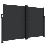 Cumpara ieftin Copertina laterala retractabila, negru, 160x1200 cm