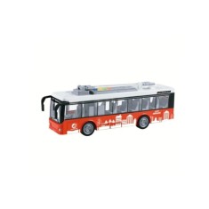 Jucarie Troleu cu sunete si lumini , rosu / alb , 28 cm