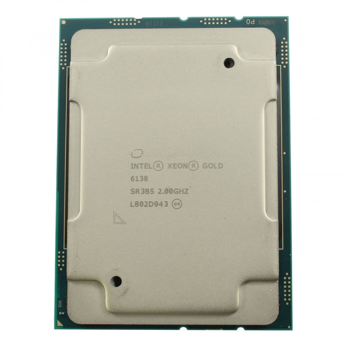 Procesor Server Second Hand Intel Xeon Gold 6138 2.00 - 3.70GHz, 27.5MB L3 Cache NewTechnology Media