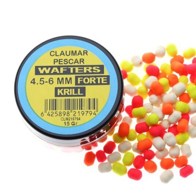 Wafters Claumar KRILL Forte Mix Color 15Gr 4.5-6mm foto