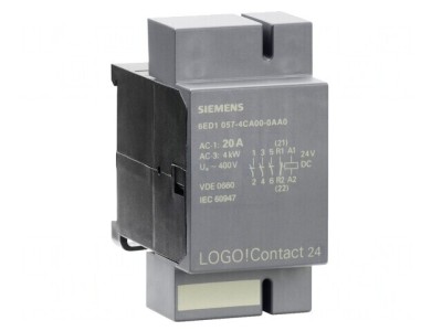 Contactor 3-polar LOGO! 8 24VDC pentru șină DIN foto