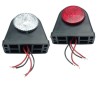 2 x 10 LED 12V 24V Lampa Gabarit Rosu Alb