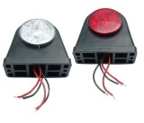 2 x 10 LED 12V 24V Lampa Gabarit Rosu Alb