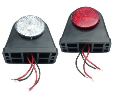 2 x 10 LED 12V 24V Lampa Gabarit Rosu Alb foto