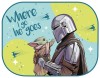 Parasolare laterale spate Disney The Mandalorian 44x35cm, 2 buc.; AMIO