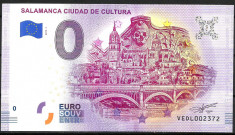 !!! 0 EURO SOUVENIR - SPANIA , SALAMANCA - 2019.1 - UNC / CEA DIN SCAN foto