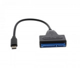 Cablu adaptor USB Type C la SATA SSD HDD 2.5&quot;