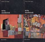 Giulio Carlo Argan - Arta moderna, 2 volume, Editura Meridiane, 1982, Brosate, Romana, 13x20cm