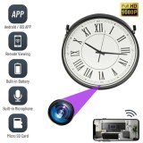 Camera Spion WIFI, TSS-MCPAN01 Ascunsa in Ceas de Perete, 5MP, Full HD