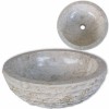 Gossi chiuveta, crem, 40 cm, marmura