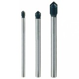 Set burghie pentru sticla si ceramica 5-8 mm, 3 buc, Raider Pro