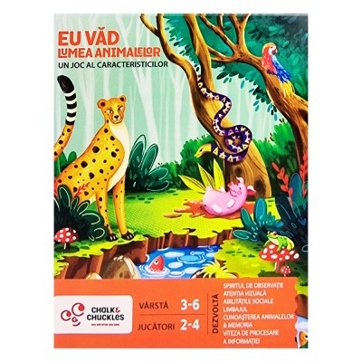 Joc de logica - Eu vad - Lumea animalelor PlayLearn Toys foto