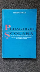 PEDAGOGIE SCOLARA - Marin Stoica
