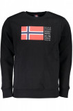 Cumpara ieftin Bluza barbati cu imprimeu cu logo negru, L, Norway