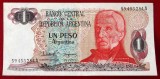 Argentina 1 Peso Argentino 1983-1984 seria 284 **
