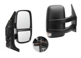 Oglinda exterioara Iveco Daily, 05.2006-2014, Dreapta, reglare electrica; incalzita; cu brat lung; geam convex; cromat; 7 pini; cu semnalizare; cu ra