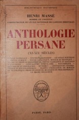 ANTHOLOGIE PERSANE ( XI - XIX SIECLES ) foto