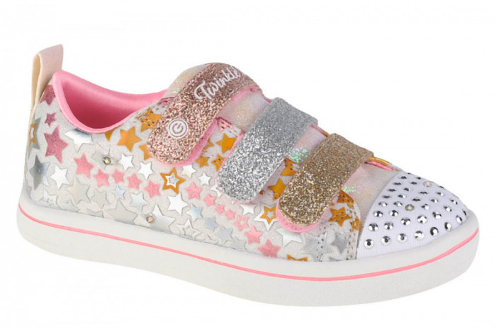 Pantofi pentru adidași Skechers Sparkle Rayz-Star Blast 314839L-WMLT alb