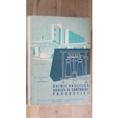 Chimie analitica, analiza si controlul productiei- Gh.Vlantoiu, N.Diaconescu