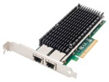 Card extensie PC PCIe RJ45 x2 10Gbps
