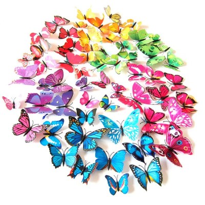 Fluturasi magnetici decorativi 3D, 12 piese foto