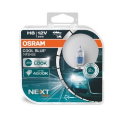 Becuri H8 35w osram next gen , 5000k , 12v