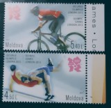 Moldova 2012 sport Jocurile Olimpice de vară Londra serie 2v nestampilata