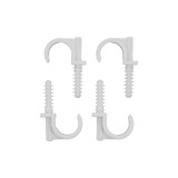 Set 4 cleme simple, montare rapida, 25mm Vorel 54854