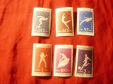 Serie Romania 1960 Sport - Olimpiada de la Roma, 6 valori