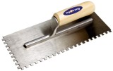 Gletiera cu zimti 120 x 280 x 8 mm cu maner din lemn Top Strong