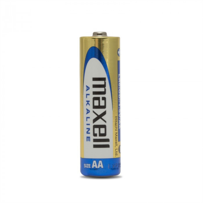 Set 24 baterii alcaline Maxell, 1.5 V, AA, LR06