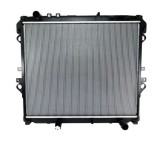 Radiator racire Toyota Hilux, 05.2015-, motor 2.4 D, 108/110 kw, diesel, cutie manuala, cu/fara AC, 658x550x16 mm, aluminiu brazat/plastic,, Rapid