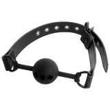 Fetish Submissive Bondage-Gag Bilă din Silicon Respirable