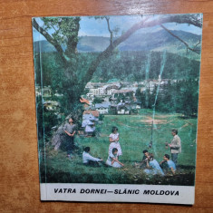 carte prezentare vatra dornei-slanic moldova - din anul 1966 - in limba franceza