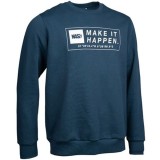 Bluza NASH Make It Happen Coordinates Jumper Navy Blue, Marime M