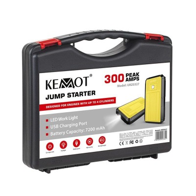 Accu.Back-Up.Car jump starter+USB 12800mAh foto