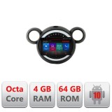 Navigatie Mini Cooper 2011-2015 CIC Android 4GB+64GB 4G GPS Bluetooth Resigilata