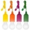 Set 4 becuri cu LED fara fir Handy Lux Colors portabile